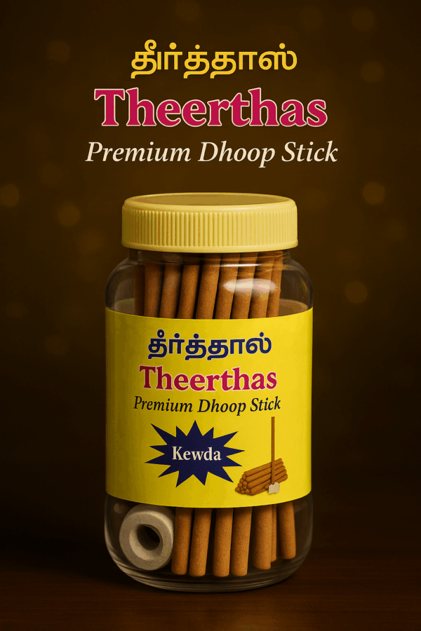 Theerthas Premium Dhoop Stick – Kewda