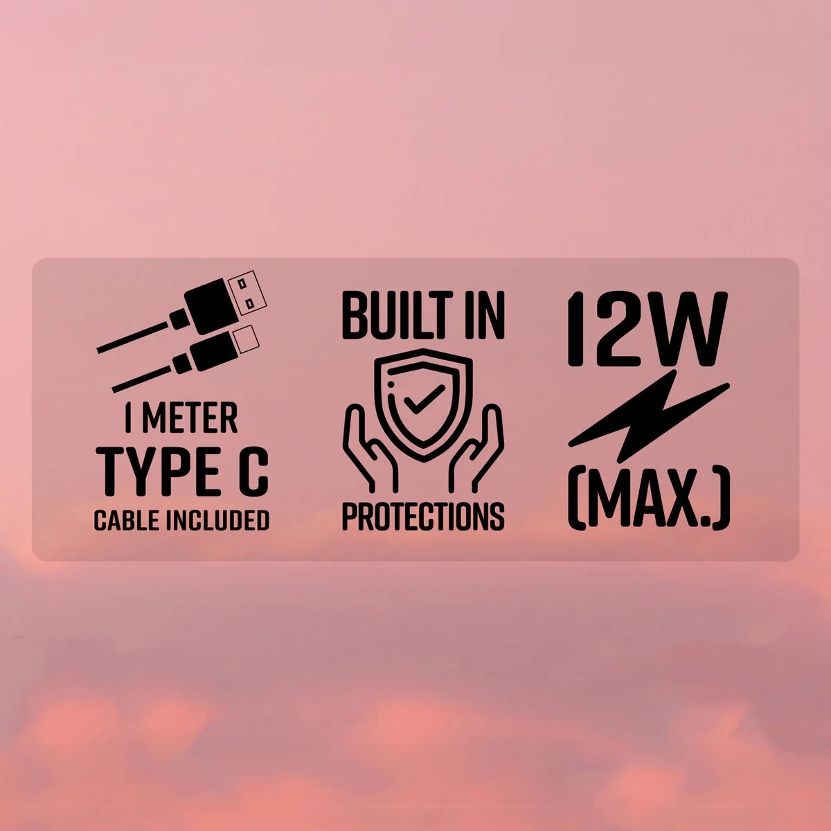 Zebronics MA203 Pro Charger featuring built-in over-voltage and short-circuit protection.